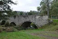 Původně barokní most přes Kosí potok