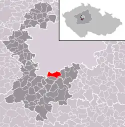 Dolní Břežany na mapě