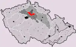 Dolnojizerská tabule na mapě Česka
