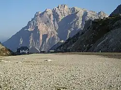 Cunturinesspitze - pohled z passo Valparola