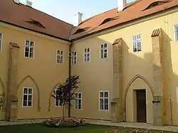 Atrium bývalého dominikánského kláštera v Litoměřicích