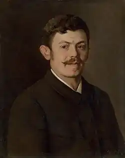 Dominik Skutecký - autoportrét umělce (1887)