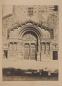 Portál Saint-Trophime, 1870