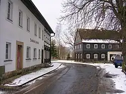 Doubická hospoda a křižovatka