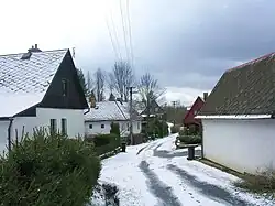 Ulička severně od kostela