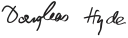 Douglas Hyde – podpis