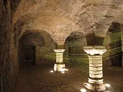 Románský sál paláce pánů z Kunštátu a Poděbrad