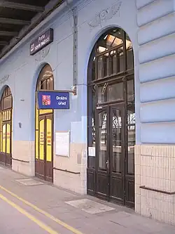 bývalé sídlo Drážního úřadu na pražském hlavním nádraží