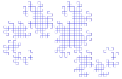 Dračí křivka v 10. iteraci