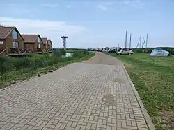 Příjezdová cesta k rozhledně