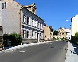 Školní ulice v Mstišově