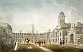 Nádvoří Dublinského hradu roku 1792