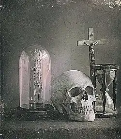 Duboscq: Zátiší s lebkou