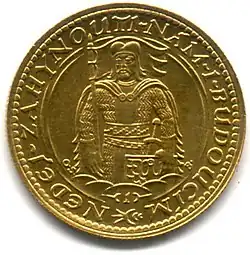 Jubilejní dukát s pořadovým číslem 1