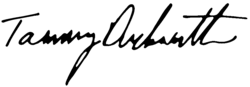 Tammy Duckworthová, podpis