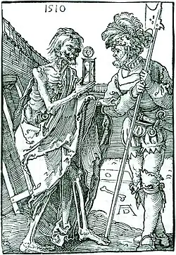 Albrecht Dürer: Smrt a lancknecht (1510)