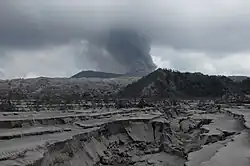 Oblak sopečného popela Dukono (2015)