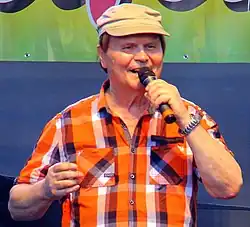 Zpěvák Dušan Grúň v roku 2018.