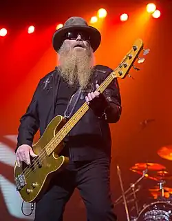 Dusty Hill v roce 2015