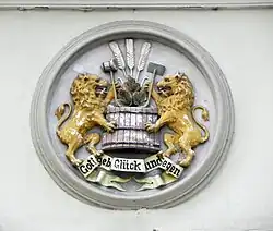 Duszniki-Zdrój, Polsko, znak bývalého pivovaru