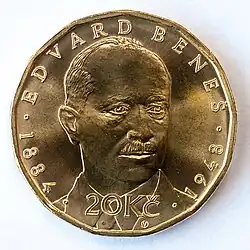 Vzor 2018 III s portrétem Edvarda Beneše