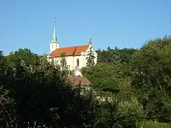 evangelický kostel ve Dvakačovicích