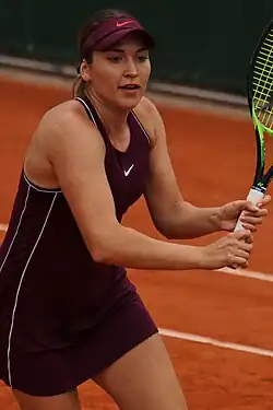 Natela Dzalamidzeová na French Open 2019