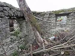 Pozůstatky severovýchodního rohu