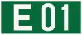 Označení silnice E1 v Portugalsku