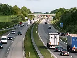 E20 poblíž Odense