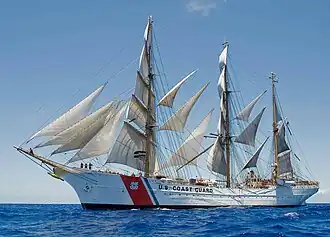 Americký cvičný bark USCGC Eagle (WIX-327)