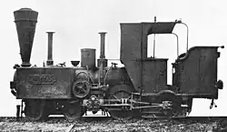 Lokomtiva č.2 "WELLS" C.k. privilegované První rakouské železniční společnosti (EEG) (Budějovice-)Linec-Gmunden