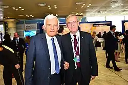 László Tőkés (napravo) s Jerzym Buzkem