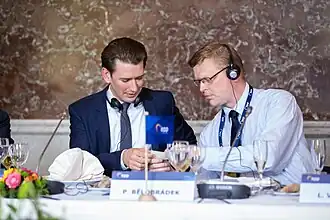 S českým vicepremiérem a předsedou KDU-ČSL Pavlem Bělobrádkem