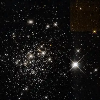 Hvězdokupa Eridanus na snímku Hubbleova vesmírného dalekohledu