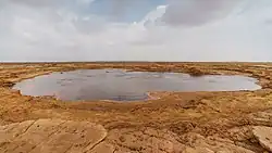 Pohled na jezero z jihu.