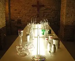 Zrekonstruovaný suterén pro stálou muzejní expozici designu