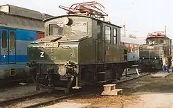 Elektrická lokomotiva "WIEN", č.1 Wiener Stadtbahn, jezdila v Praze jako E 225.001 ČSD. El.výbava fy František Křižík, mech. část StEG ((4562)/1906)