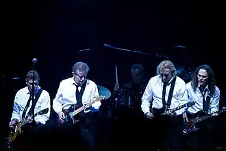 Eagles roku 2008, zleva: Glenn Frey, Don Henley, Joe Walsh, a Timothy B.
