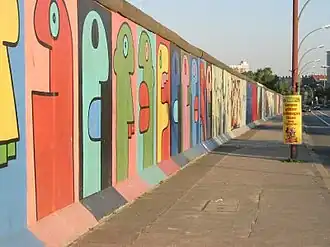 East Side Gallery, Berlín