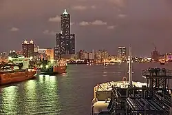 Plynový tanker na cestě do Kao-siungu