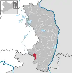 Ebersbach-Neugersdorf na mapě