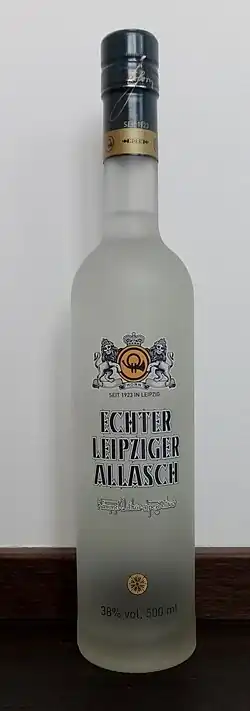 Výrobek lipské firmy Wilhelm Horn Markenspirituosen GmbH