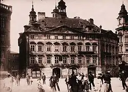 Před zbořením v roce 1901 (foto Jindřich Eckert)