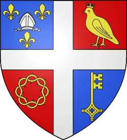 Znak užívaný biskupy z La Rochelle-Saintes od r. 1983