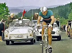 Eddy Merckx na Mistrovství světa v roce 1966.