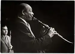 Americký jazzový klarinetista Edmond Hall