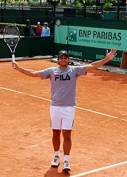Eduardo Schwank na French Open 2011