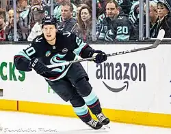 Eeli Tolvanen v dresu Seattle Kraken