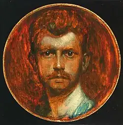 autoportrét, olej (1904)